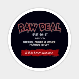 Raw Deal Bar & Restaurant, retro/vintage Austin, Texas Magnet